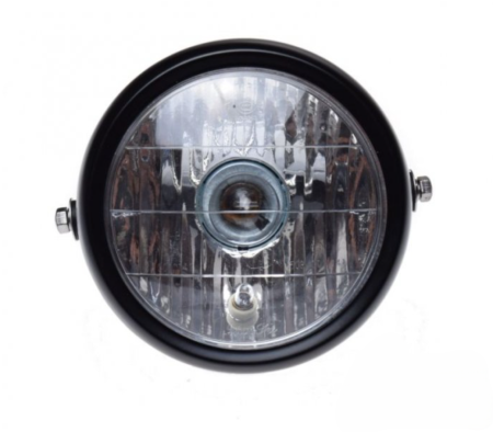 Far negru rotund moto universal [2]