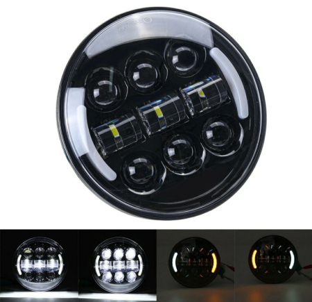 Far - Far led 5,7 inch moto Jeep Wrangler Harley Chopper Custom bobber