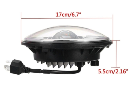Far led 7 inch Jeep Wrangler Harley Chopper Custom Bobber [4]