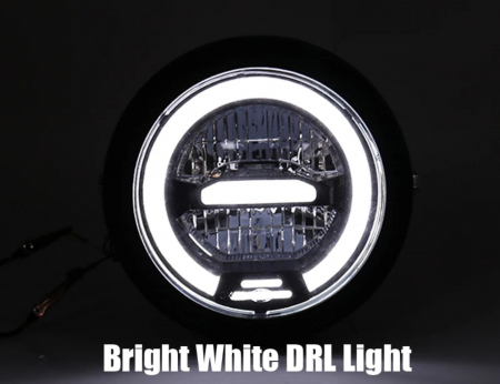 Far led moto 6,5inch chopper custom cafe racer bobber [5]