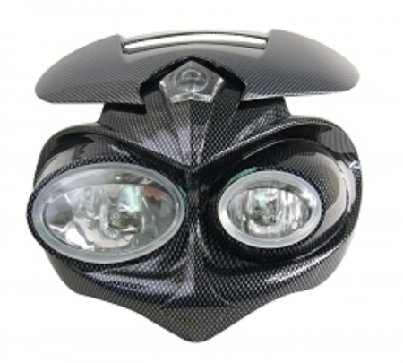 Far moto universal cu halogen omologat enduro supermoto [1]