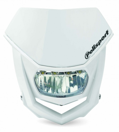 Carena + far - Far POLISPORT HALO LED Alb