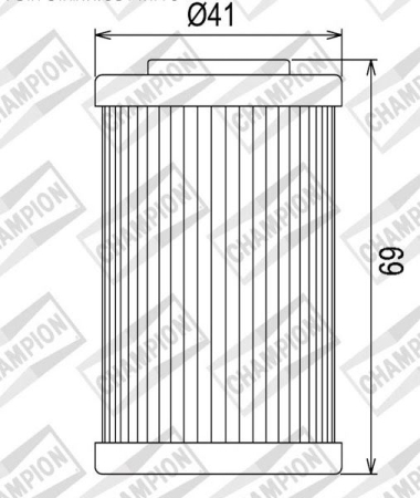 FILTRE - Filtru de ulei CHAMPION COF055
