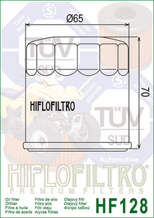 Filtru de ulei HIFLOFILTRO HF128 [1]