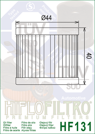 Filtru de ulei HIFLOFILTRO HF131 [1]
