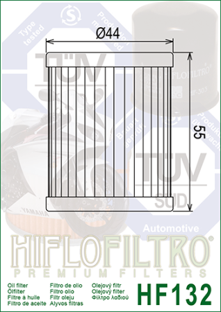 Filtru de ulei HIFLOFILTRO HF132 [1]