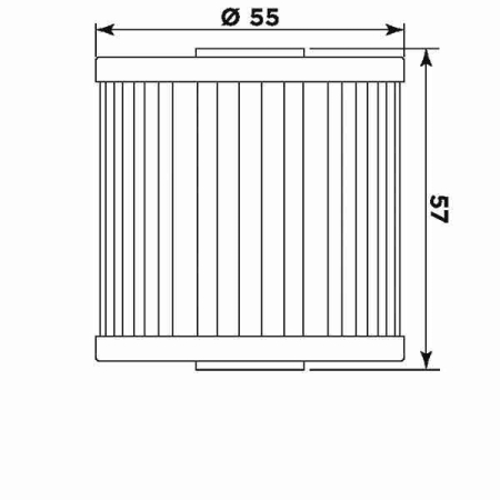 Filtru de ulei MIW (alt. HF123) [1]