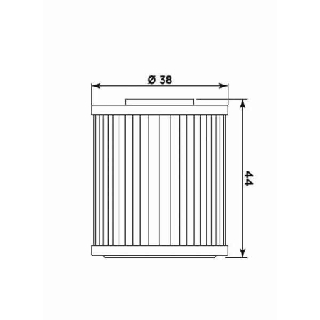 Filtru de ulei MIW (alt. HF207) [1]