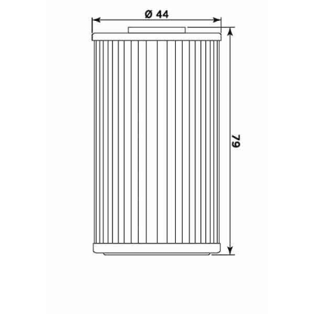 Filtru de ulei MIW (alt. HF562) [1]
