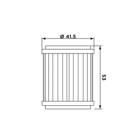 Filtru de ulei MIW (alt. HF651) [1]