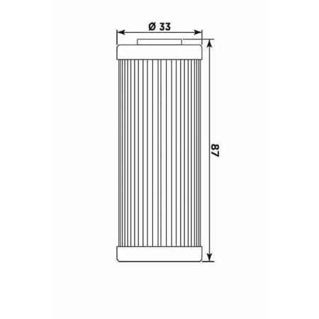 Filtru de ulei MIW KT8003 (alt. HF652) [1]
