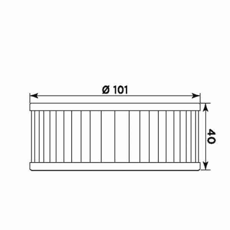 Filtru de ulei MIW Y4003 (alt. HF146) [1]