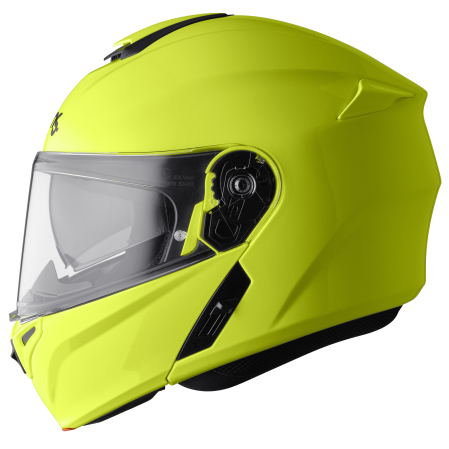 Flip up helmet GMS APERIO yellow-black M [3]