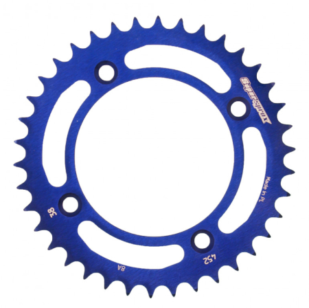 TRANSMISIE - Foaie spate ALU SUPERSPROX Albastru 38T, 415