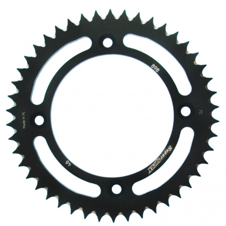 TRANSMISIE - Foaie spate ALU SUPERSPROX Negru 46T, 428
