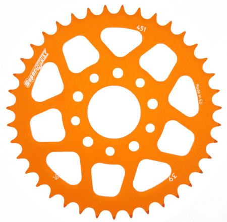 TRANSMISIE - Foaie spate ALU SUPERSPROX portocaliu 39T, 415