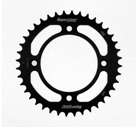 TRANSMISIE - Foaie spate ALU SUPERSPROX RAL-452:41-BLK Negru 41T, 415
