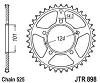 Foaie spate JT JTR 898-42 42T, 525 [1]