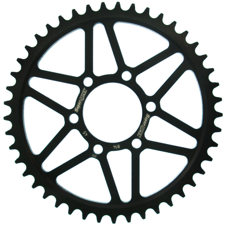 Transmisie  lant - Foaie spate SUPERSPROX Negru 45T, 530