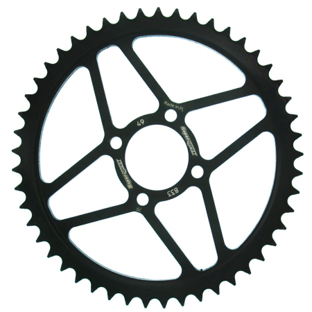 Transmisie  lant - Foaie spate SUPERSPROX Negru 49T, 428