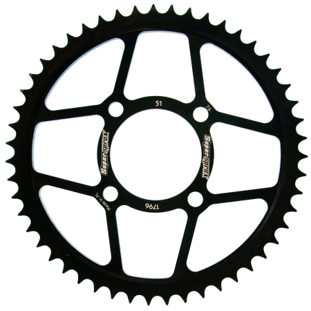 TRANSMISIE - Foaie spate SUPERSPROX Negru 51T, 428