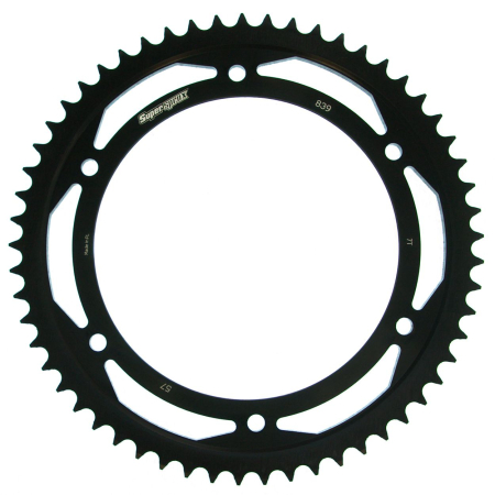 Transmisie  lant - Foaie spate SUPERSPROX Negru 57T, 428