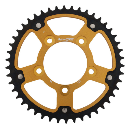 TRANSMISIE - Foaie spate SUPERSPROX STEALTH auriu 46T, 520
