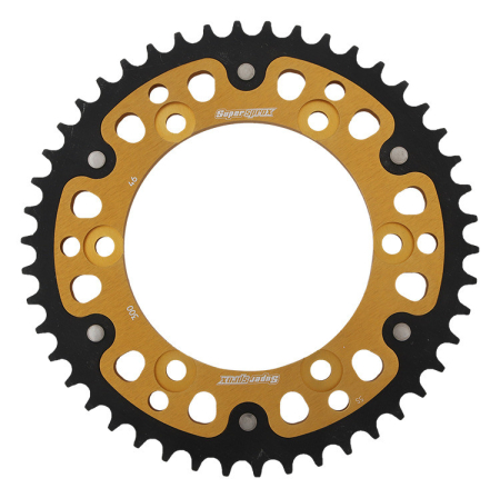 Transmisie lant - Foaie spate SUPERSPROX STEALTH auriu 46T, 525