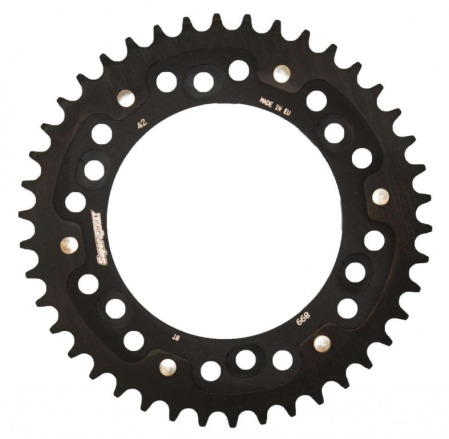 TRANSMISIE - Foaie spate SUPERSPROX STEALTH Negru 42T, 525