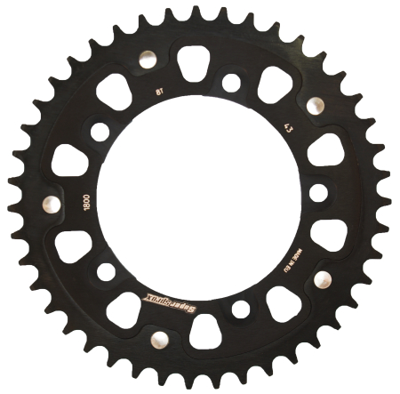 TRANSMISIE - Foaie spate SUPERSPROX STEALTH Negru 43T, 530