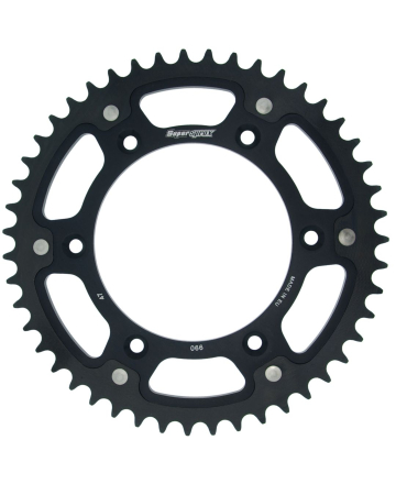 TRANSMISIE - Foaie spate SUPERSPROX STEALTH Negru 47T, 520
