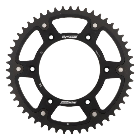 TRANSMISIE - Foaie spate SUPERSPROX STEALTH Negru 51T, 520