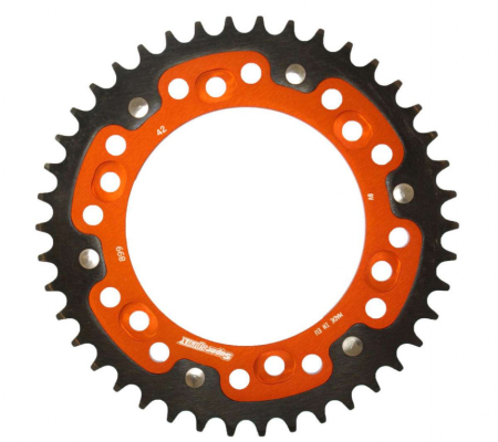 TRANSMISIE - Foaie spate SUPERSPROX STEALTH portocaliu 42T, 525