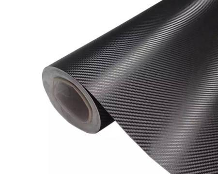 Abtibilde / Stickere - Folie textura carbon 3D 50x127cm negru