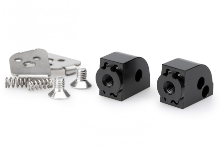 Scarite - Footpeg adapters PUIG Negru