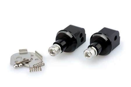 Scarite - Footpeg adapters PUIG Negru