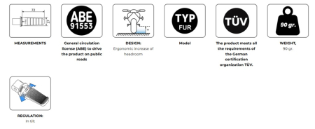 Footpegs without adapters PUIG RACING verde [2]
