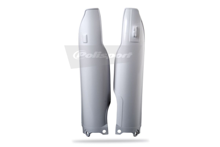 SUSPENSIE CADRU - Fork guards POLISPORT (pereche) Alb