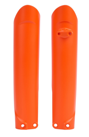 SUSPENSIE CADRU - Fork guards POLISPORT (pereche) orange KTM