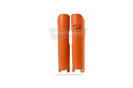 SUSPENSIE CADRU - Fork guards POLISPORT (pereche) orange KTM