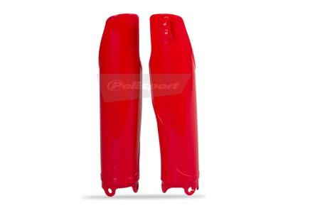 SUSPENSIE CADRU - Fork guards POLISPORT (pereche) red CR 04