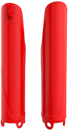SUSPENSIE CADRU - Fork guards POLISPORT (pereche) red cr04