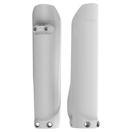 SUSPENSIE CADRU - Fork guards POLISPORT (pereche) white db