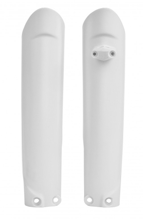 SUSPENSIE CADRU - Fork guards POLISPORT white BD