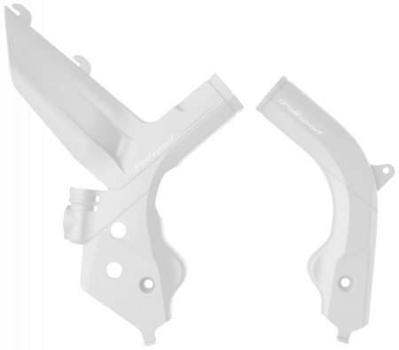 SUSPENSIE CADRU - Frame protector POLISPORT PERFORMANCE Alb