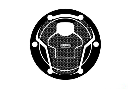 SUSPENSIE CADRU - Fuel cap cover PUIG NAKED gri