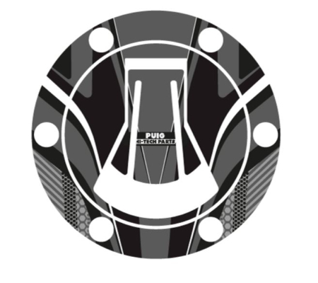 SUSPENSIE CADRU - Fuel cap cover PUIG RADIKAL gri