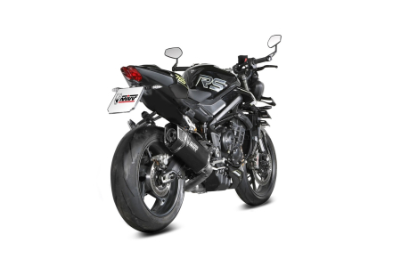 Full exhaust system 3x1 MIVV SR-1 Black titanium pentru TRIUMPH Street Triple 765 / R / RS 2025-2026 [2]