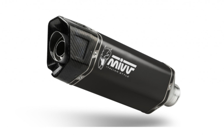 EVACUARE - Full exhaust system 3x1 MIVV SR-1 Black titanium pentru TRIUMPH Street Triple 765 / R / RS 2025-2026