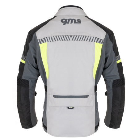 Geaca 3 in 1 touring GMS EVEREST grey-black-yellow L [1]